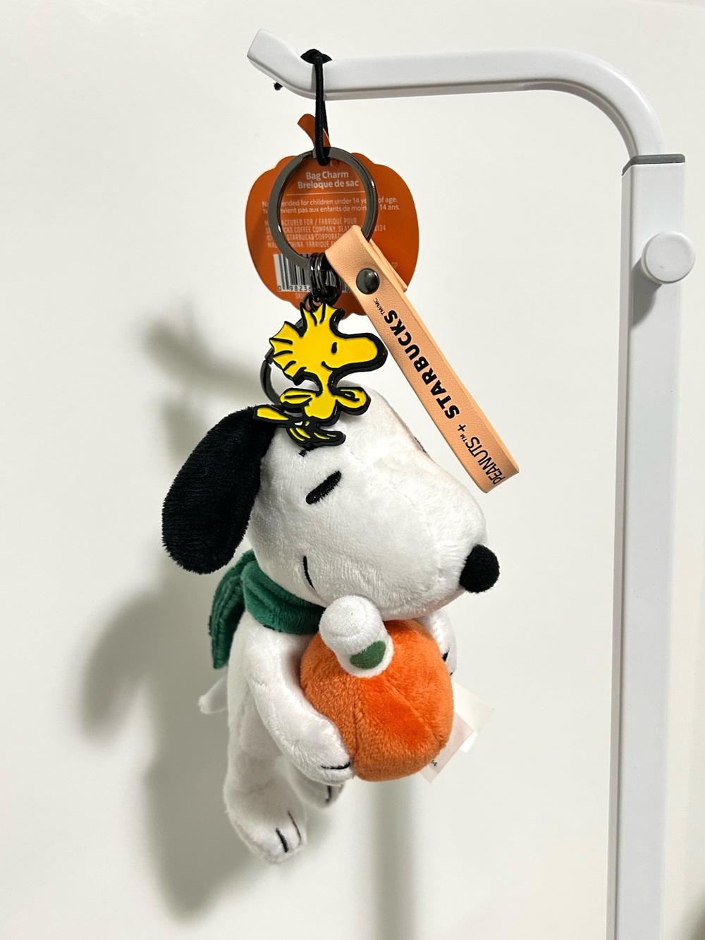Starbucks x Snoopy Keychain 2026 Peanuts Collaboration Limited Edition New